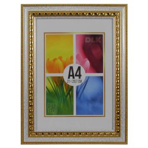 Фоторамка DLK «Медальон» белый (арт.NO 53) 21x30