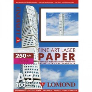 Бумага Lomond Metallic пурпурный для лазерной печати 0343435