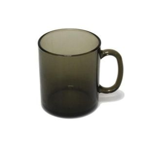 Кружка субл. стеклянная прозрачная черная