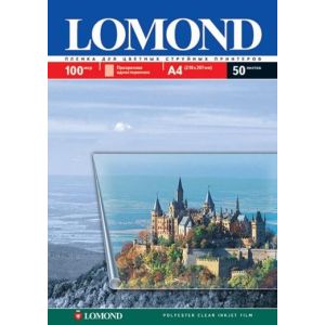 Пленка Lomond   0708415 А-4/50 прозрачная для струйной печати