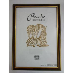 Фоторамка Zebra пластиковая узкая 3807 15х21