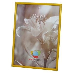 Фоторамка AV10034 пласт полукруг желт 21х30 (1x24)