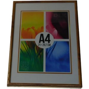 Фоторамка DLK-Радуга алюминий 21x30 под дерево