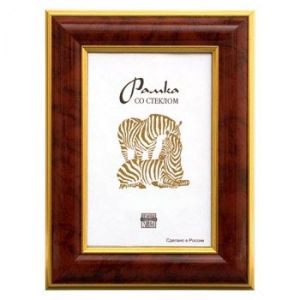 Фоторамка Zebra пластик широкий бордовый 3907 /602  21х30