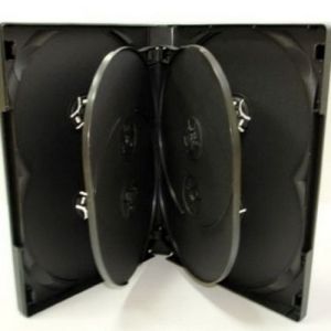 Футляр DVD 6 черный глянц./50/