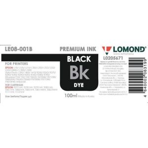 Чернила Lomond 0205671 LE08-001B 100ml  Epson