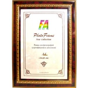 Фоторамка DLK «Медальон» 52 красный мрамор 30х40