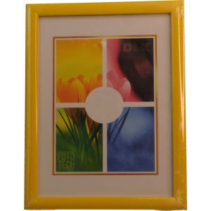 Фоторамка DLK-Радуга пластик 10х15 Желтый