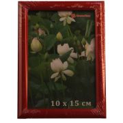 Фоторамка DLK-Радуга пластик 10х15 Красная