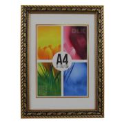 Фоторамка DLK золото mix черный кант  853-9 Hngd  15х21