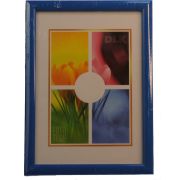 Фоторамка DLK-Радуга пластик 21x30 синий