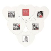 PI06382 Ф/рамка 6 фото 10*10 Magiore XXVII Heart (white) (5)