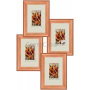 Фоторамка Светосила сосна на 4 фото 10x15 лакированная CHA 0093/2