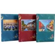 Фотоальбом 10х15 см, 300 фото, бумажные л. (прошивка), поля для подписей, 21331