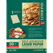 Бумага Lomond самоклеящаяся для лазерных принтеров  золотая неделенная А4/50листов 2050005