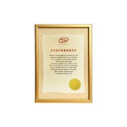 Фоторамка 5006-А4G MPA-Certificate 21х29.7 Derby Золото (12/24)