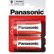 Элемент питания Panasonic  Zinc Carbon R-20 2-BL (24/120)
