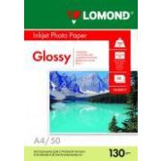 Бумага Lomond (130/ A4/50л) глянцевая односторонняя для струйной печати 0102017
