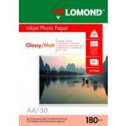 Бумага Lomond (180/А4/50л) глянцевая/матовая двусторонняя для струйной печати 0102019