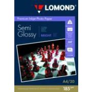 Бумага Lomond (185/А4/20л) полуглянцевая ярко-белая для струйной печати 1101306