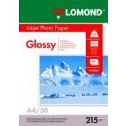 Бумага Lomond (215/А4/50л) глянцевая одностороняя для струйной печати 0102057