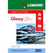 Бумага Lomond (200/А4/50л) глянцевая одностороняя для струйной печати 0102020