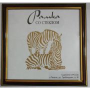 Фоторамка Zebra пластиковая узкая 3807 10х10