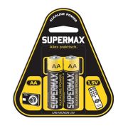 Элемент питания SuperMax LR-6 2-BL   08.2014  (24) просрочка