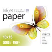 PME1905004R Струйная бумага  PrintPro Photo paper matte 190g/m, 10x15, 500pc.