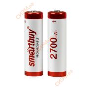 Аккумулятор NiMh Smartbuy AA/2BL 2700 mAh (24/240)