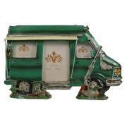 W38509D Фоторамка керам. автобус «охота»-3ф. 7х4,5 11х8 4,5х5 (18)