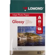 0102145  Lomond 85 г/м2 A4 односторонняя глянцевая