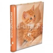 Фотоальбом 10 «магнитных»листов 23X28см, пер-т внутр.спираль, Puppies and kittens, spiral  64465