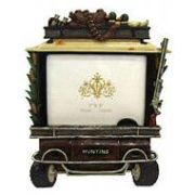 W38503G Фоторамка керам. автобус «охота» 16Х12 (12)