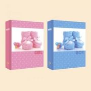 Фотоальбом 100ф 10X15см, ПП карм., baby shoes, EA™, 119239