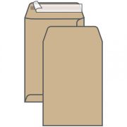Пакет почтовый В4, UltraPac, 250*353мм, коричневый крафт, отр. лента, 90г/м2 380090