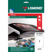 Наклейка Lomond А4 неделенная, Глянцевая  85 г/м  2410003