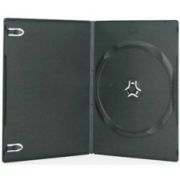 Футляр тонкий DVD 2 черный глянц.7mm/100/