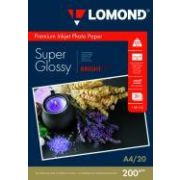 Бумага Lomond (200/А4/20л) суперглянецевая ярко-белая для струйной печати 1101112